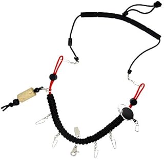 SAMSFX Fly Fishing Lanyard Braided Paracord Neck Strap Durable Lanyard