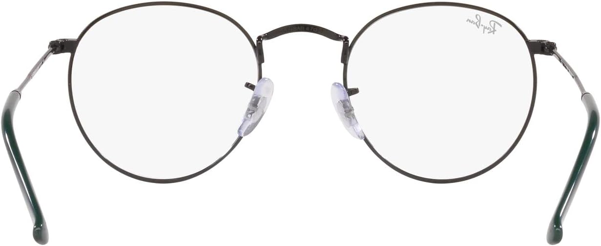 Ray-Ban Rx3447v Round Metal Prescription Eyewear Frames Black/Demo Lens 50 Millimeters image 7 of 7 B0BG9FXRXR