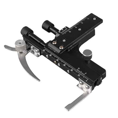 Professionelle Aufsteckbare Mechanische X-Y Bewegliche Bühnenmessschieber Mit Skala Für Mikroskop (Für Mikroskop Messung)
