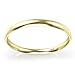 Sz 8.0 Solid 10K Yellow Gold 2MM Round Dome Wedding Band Ring