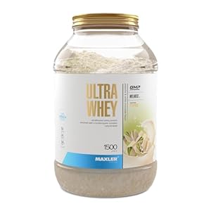 Maxler Ultra Whey Proteina – Proteina Whey – Proteinas para Masa Muscular – Proteinas Whey Isolate – Proteinas Whey – Pistacho & Chocolate Blanco – 1500g de Proteina
