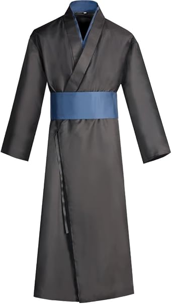 Japanese Anime Kimono Cosplay Costume Mens Traditional Samurai Uniform Halloween Outfits