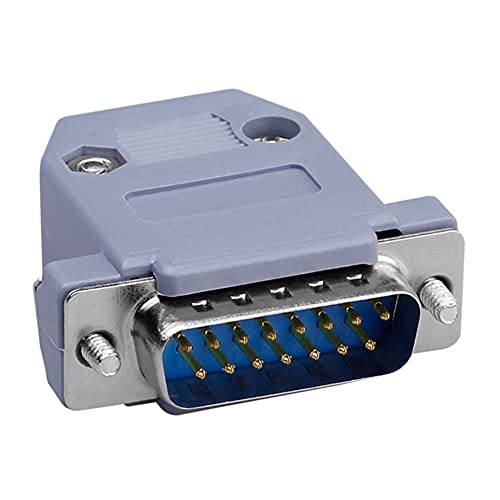 Connecteur DB15 à souder de précision avec boîtier rigide RS232 15 broches