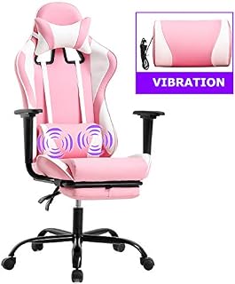 PC Gaming Chair Racing Office Chair Ergonomic Desk Chair Massage PU Leather Recliner