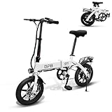 🚴 【Super Motor】 -- BPB Electric Bike is equipped with a 36V 250W high-speed brushless motor with 35-50N.M of torque, electric bike can reach a maximum speed of 25km/h and a maximum incline of 15-30 degrees. Provide constant and powerful power for you...