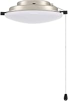 Vista 2 de Craftmade - Kit de 1 luz universal para ventilador de techo en acabado negro plano con opción de temperatura de color LED regulable integrada de 20