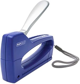 Rapesco 0955 T8-Lite (Formerly Z-Duo) Staple Tacker with 300 Staples, Blue / Chrome