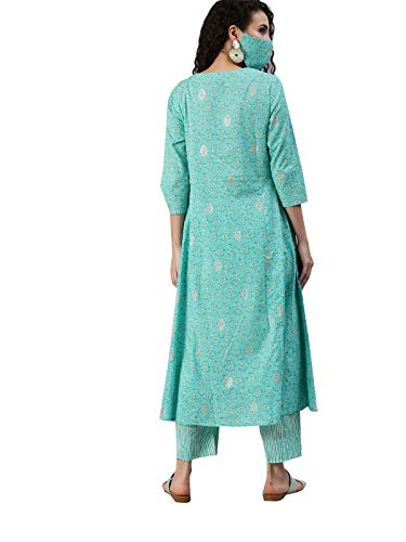 Image of ishin Pure Women Cotton Kurta Set