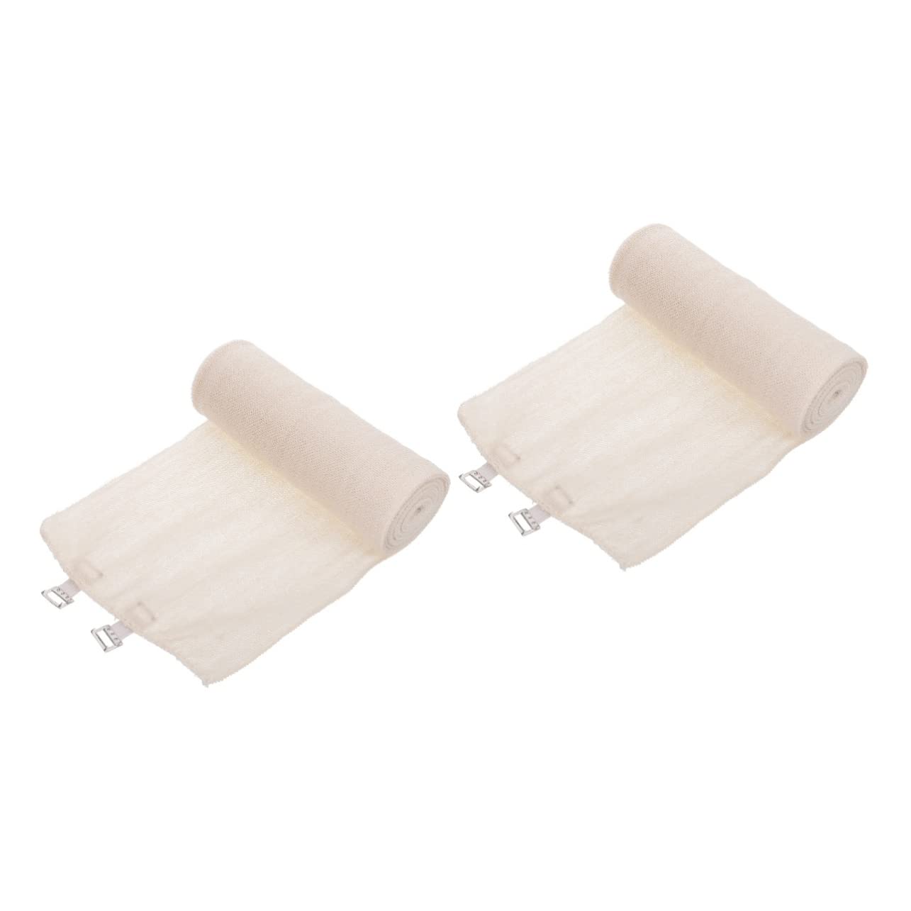 DOITOOL Postpartum Corset Wrap Cotton Abdominal Binder for Women Breathable Postnatal Belly Bandage for Recovery Compression Support for Abdomen and Back 2 Rolls