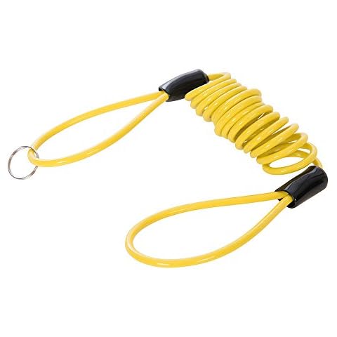 Cable enrollado para candado de moto Silverline Tools 955677 Cover