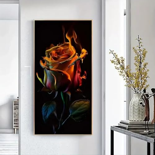 Art moderne affiches sur toile de fleurs roses de qualité supérieure