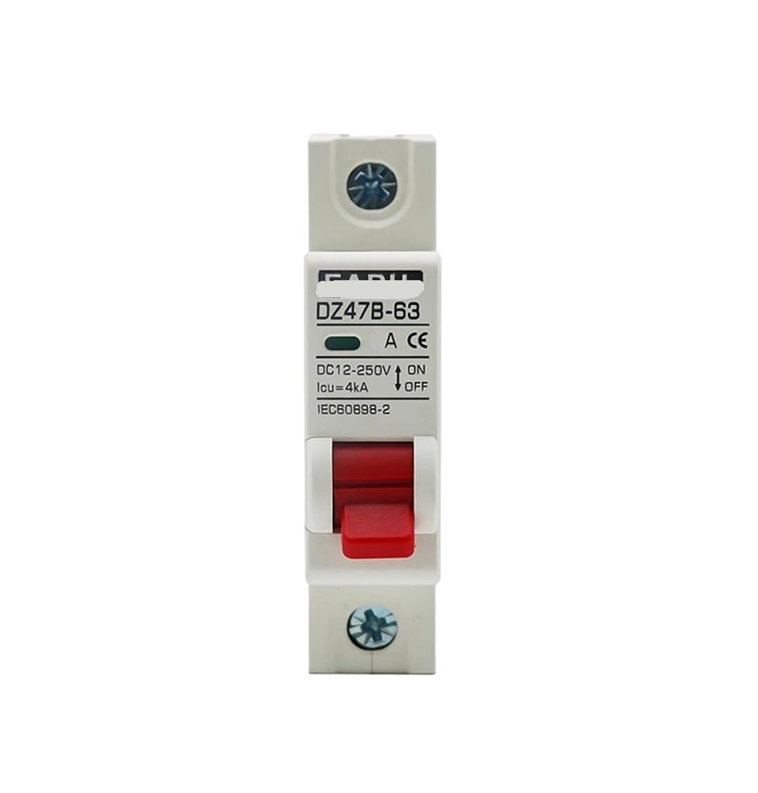 Disjoncteur de batterie voiture interrupteur isolateur DZ47B-63 DC 12V 24V 48V protection 80A 1P