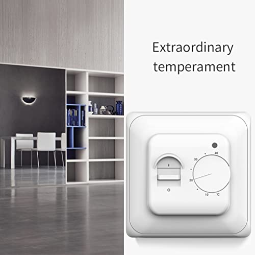 Thermostat de Chauffage, Thermostat de plancher de pièce de 230V Thermostat de contrôle de température d'état d'air avec le câble de sonde de 2.9m - Image 4