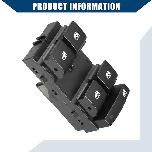 Hihaha No.20917577 Power Window Switch for Chevrolet Cruze 2011-2016 / Driver Side Master Power Window Control Switch/Durable Plastic Metal / 1Pc by Hihaha - Image 7