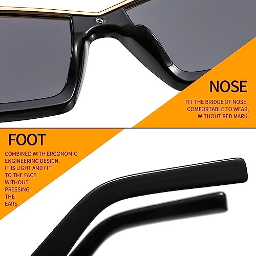 Lunettes oeil de chat de luxe avec monture léopard rétro - 5