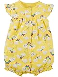 Carter's Baby Girls' Ground Rainbow Snap up Cotton Romper 24 Months