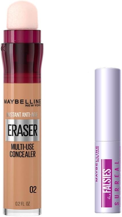 Maybelline New York Instant Anti Age Eraser Kapatıcı 02 Nude & Mini Tattoo Liner Gel Pencil Makyaj Seti