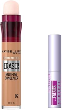 Maybelline New York Instant Anti Age Eraser Kapatıcı 02 Nude & Mini Tattoo Liner Gel Pencil Makyaj Seti