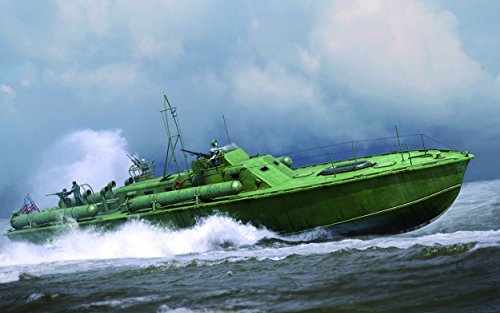 Patrol Torpedo Elco 80 maquette bois et plastique pour diorama historique 1/48