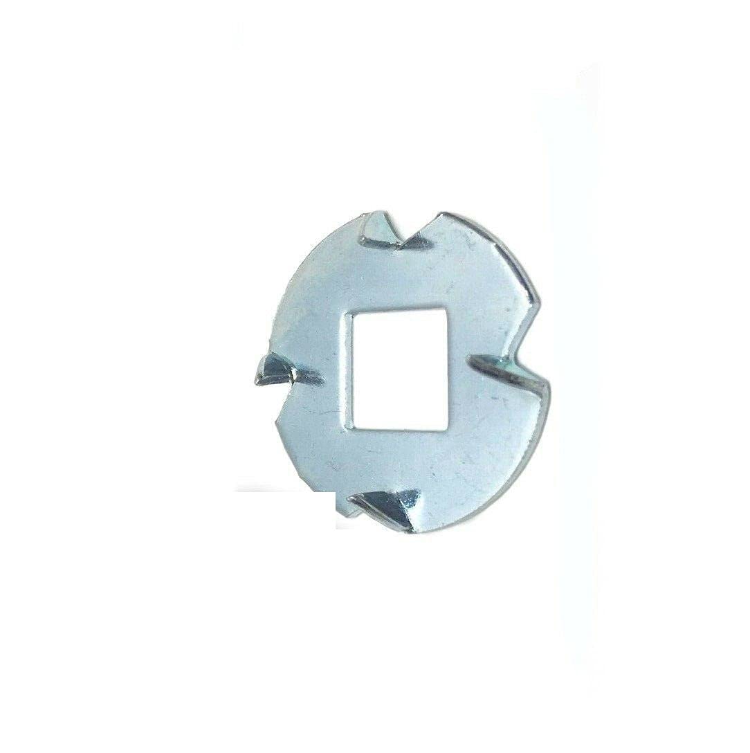 KolotovichTool Pack of 25, 3/8 Anti-Turn Washers Square Shouldered Fasteners/Carriage Bolts Fastener Kit Bolt Set RE-1825DD