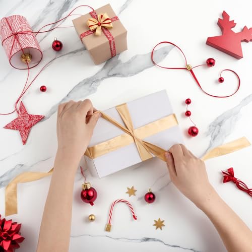 Image of 8x5x3 Shipping Boxes Set of 40, White Kraft Corrugated Cardboard Small Boxes Mailers for Packaging(20.3x12.7x7.6 cm)