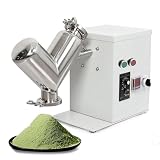Vertikaler Edelstahl-Pulvermixer in V-Form mit einstellbarer Geschwindigkeit, 5 l Fassungsvermögen für Labor- und Lebensmittelanwendungen (2L)
