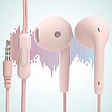 Słuchawki, słuchawki przewodowe typu Plug and Play z interfejsem 3,5 mm do komputera na telefon komórkowy(różowy)