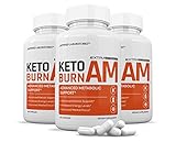 (3 Pack) Keto Burn AM Pills Includes Apple Cider Vinegar goBHB Exogenous Ketones Advanced Ketogenic...