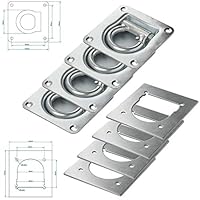 Algopix Similar Product 5 - 4 x Lashing Points and Counter Plate