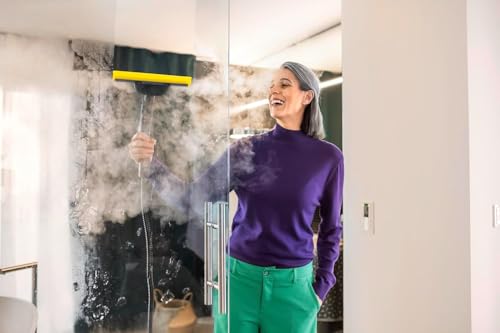 Fensterdüse für Dampfreiniger Kärcher SC1-SC7 Universal Fensterreinigungsdüse Kratzschutz Design Spiegelglas ohne Streifen speziell