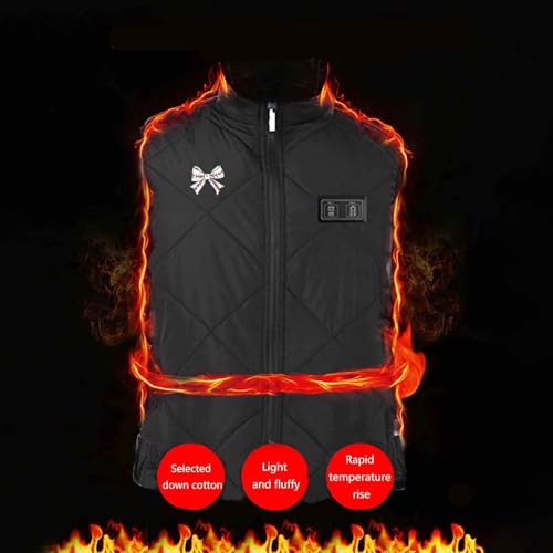 2025 Upgraded Kids Heated Vest- Boys Girls Heated Gilet with 13 Heating Zones USB Rechargeable Heated Waistcoat4