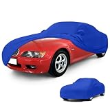 Telo Copriauto Interna per BMW Z3 1996-2002, Blu Elastico Indoor Copertura Auto Copriauto Telo Copri Auto, protettivo dalla polvere, traspirante