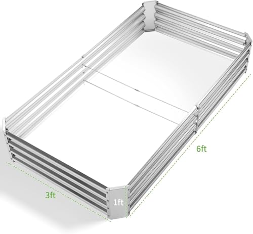 Price Drop! Land Guard 6x3x1ft Raised Garden Bed 3-Pack - Image 3
