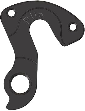 Pilo D1156 Derailleur Hanger #D055 Compatible/Replacement for Fuji, Thrust, KHS, Adris, Alutech, Pells, Price, Tifosi, WRC