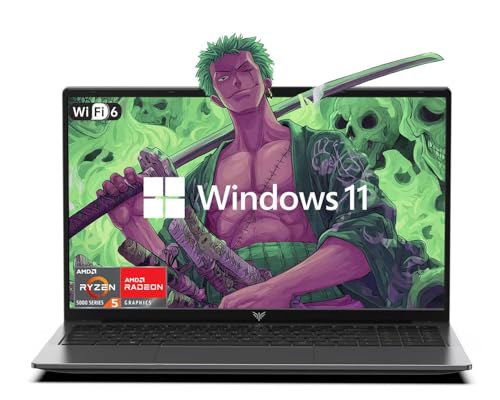 ACEMAGIC 2026 Light Gaming Laptop AMD Ryzen 5 7430U (6C/12T up to 4.3GHz), 15.6“FHD Display,16GB RAM 512GB NVMe SSD, WiFi 6, Type_C, 54.72Wh Battery | Windows 11 Pro Laptop for Work & Play