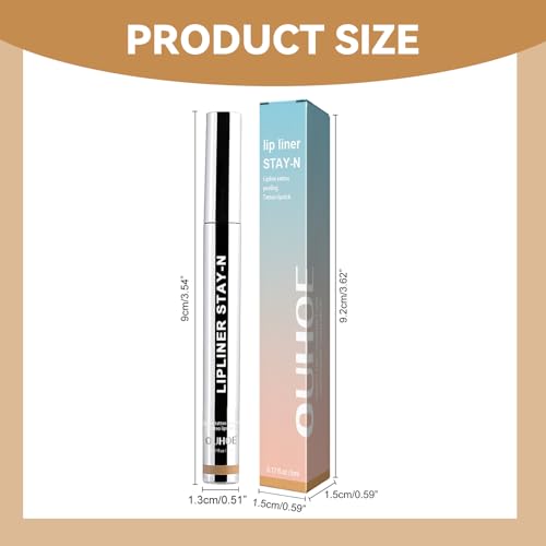 LFCFBH 2PCS Lip Liner Stain, Long Lasting Detachable Lip Liner, Infused with Hyaluronic Acid & Vitamin E - Image 5