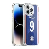 Head Case Designs Officially Licensed Chelsea Football Club Liam Delap 2025/26 Players Home Kit 2nd Group Gel Case [Military Grade] Compatible with Apple iPhone 13 Pro Max and Compatible with MagSafe
