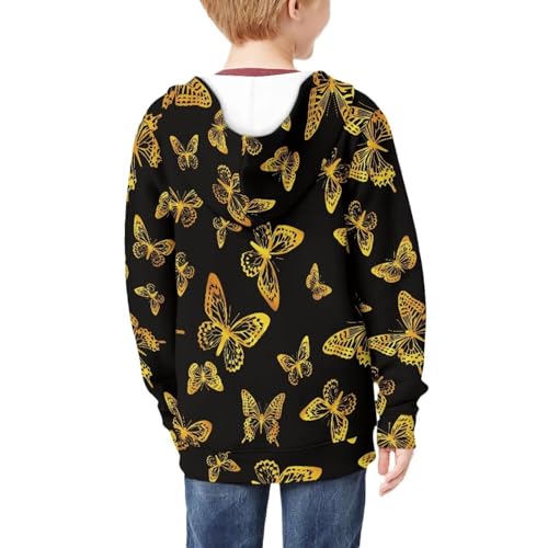 Cumagical Kids Hooded Zip Up Sweatshirt Fashionable Designs For Children Soft Full Zip Jacket4