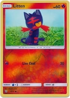 Litten - 15/73 - Reverse Holo - Shining Legends - NM/M