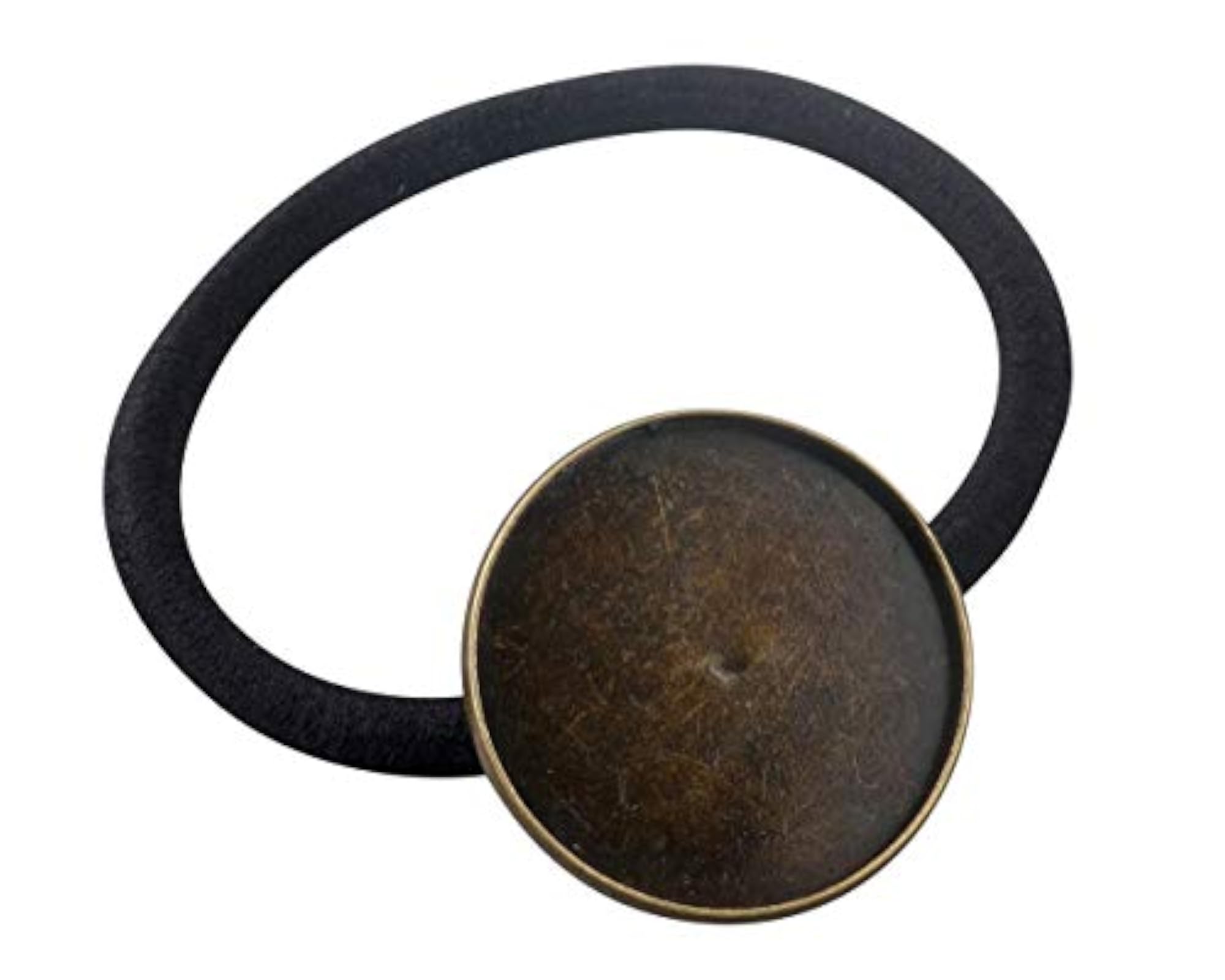Antique Bronze Hair Bands Hair Ties Cabochon Setting Frame