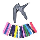 Chargenyang 1040pcs Dental Orthodontic Ligature Ties and Orthodontic Ligature Gun Dispenser Orthodontic...
