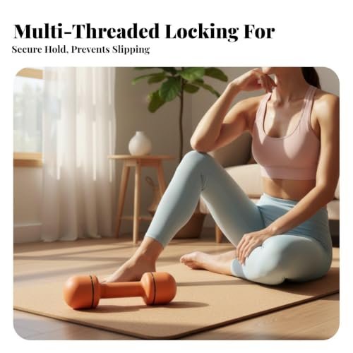 Image of CALANDIS Adjustable Dumbbell Set for Women, Home Fitness Equipment, Multi-Weight, Upper Limb Training, Stylish Design