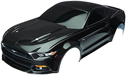 Traxxas Black Painted Ford Mustang GT Body (1: 10 Scale) Vehicle