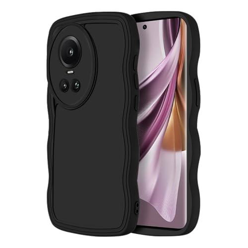 HeeNia OPPO Reno10 Pro 5G �Ή� �P�[�X �J�o�[ �V���R������ �ϏՌ� �����h�~ �J�����ی� �����Y�ی� ��t�ȒP �����g�ѓd�b�P�[�X OPPO Reno10 Pro 5G �p (�u���b�N)