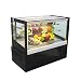 HayWHNKN 36 inch Commercial Countertop Display Refrigerated Cake Showcase Bakery Cabinet Display Case Yellow LED Light 220V
