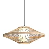 【Facile à installer】 La suspension en rotin comprend tous les accessoires (fixations, abat-jour en rotin, câbles, lampes, vis) nécessaires à l'installation et à l'installation.Il est léger et facile à installer.
