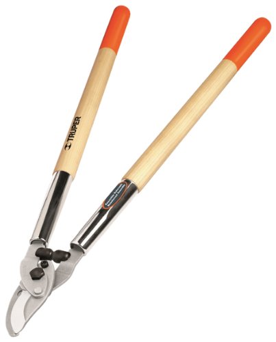 Truper 31469 Loppers, Rubber Bumper Guard by-Pass Lopper, Compound Action, 21-Inch