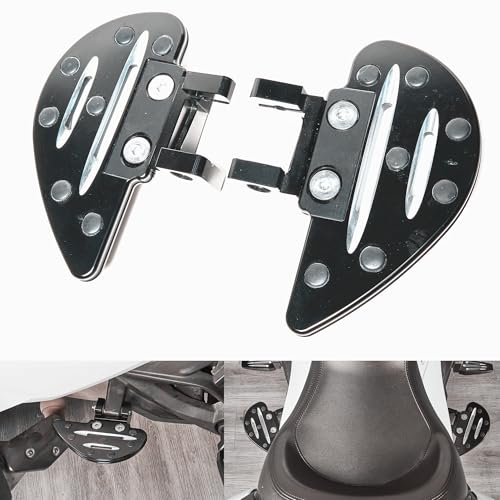 F3 Passenger Aluminium Floorboards Rear Foot Rest Footboards for the Can Am Spyder F3 / F3-S / F3-T 2015+ Foot Pegs Accessories(Water Drop Style)