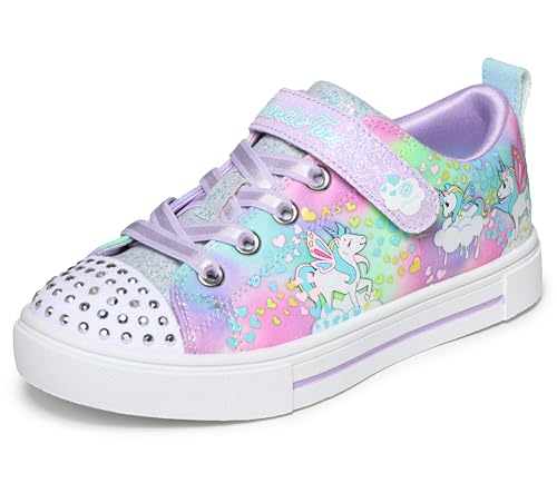 Skechers Twinkle Sparks - Unicorn Wonder, Lavender/Multi, 10 by Skechers - Used condition - US$22.77