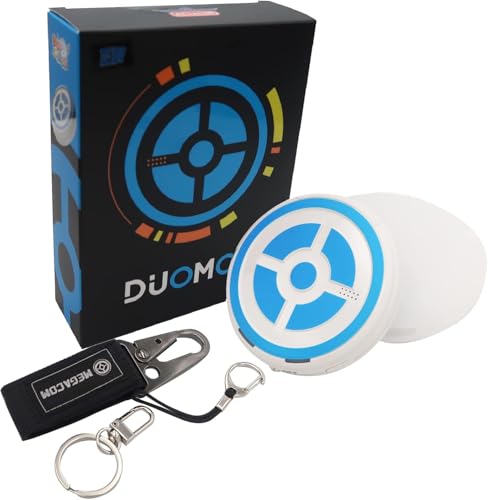 Mcbazel MEGACOM DuoMon 2022 Dual Catchmon Neue Funktionen mit automatischer Erfassung/Erfassung Sprach/Vibrationsaufforderung LED-Benachrichtigungslicht - Weiß
